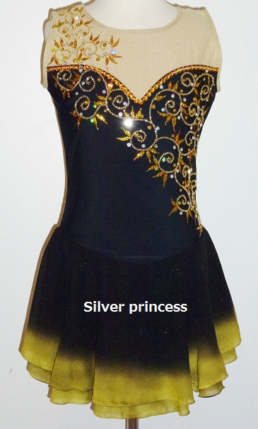 送料無料★TNBK156★フルオーダー★大会用フィギュアスケートコスチューム