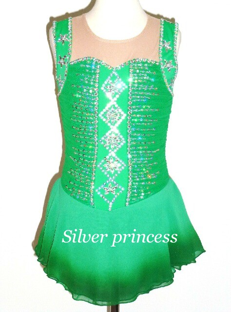 送料無料★TNG77★フルオーダー★大会用フィギュアスケートコスチューム★