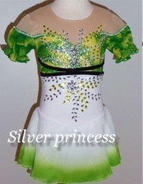 送料無料★TNＧ８５番★フルオーダ＊大会用フィギュアスケートコスチューム★