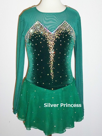 送料無料★TNG 87★フルオーダー★大会用フィギュアスケートコスチューム