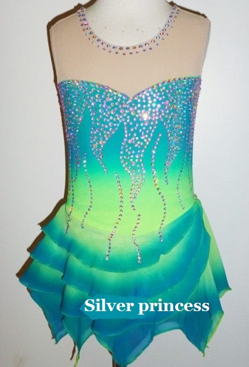 送料無料★TNG92★フルオーダー大会用フィギュアスケートコスチューム★