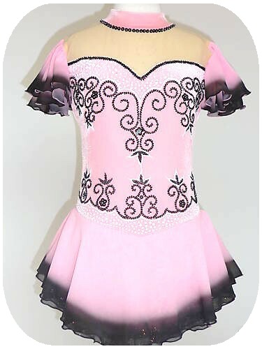 送料無料★TNPK148★フルオーダー★大会用フィギュアスケートコスチューム★