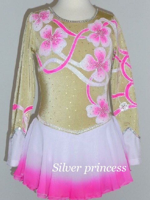 送料無料★TNPK180★フルオーダー★大会用フィギュアスケートコスチューム★