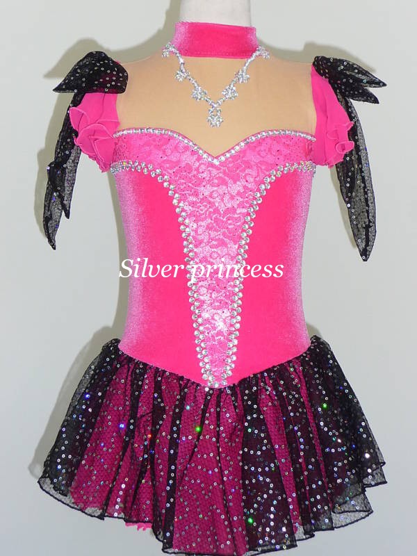 送料無料★TNPK191★フルオーダー大会用フィギュアスケートコスチューム★