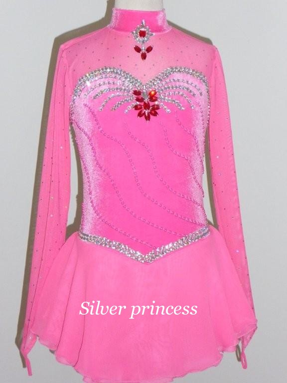 送料無料★TNPK194★フルオーダー★大会用フィギュアスケートコスチューム★