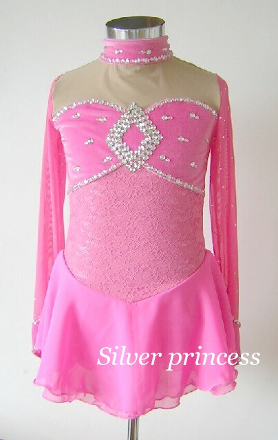 送料無料★TNPK215★フルオーダー★大会用フィギュアスケートコスチューム★