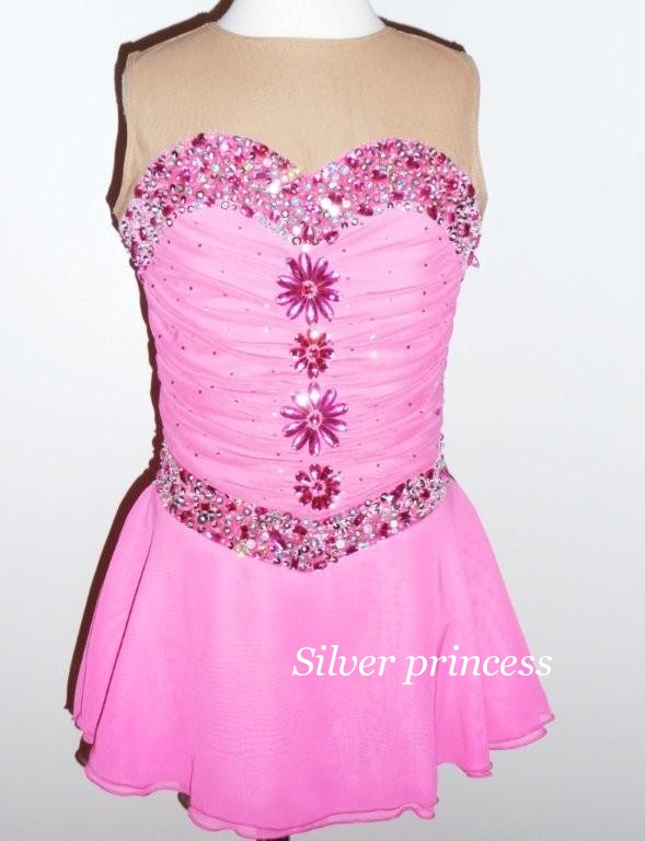 送料無料★TNPK221★フルオーダー★大会用フィギュアスケートコスチューム★