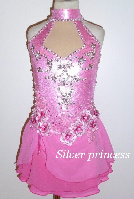 送料無料★TNPK229★フルオーダー★大会用フィギュアスケートコスチューム★