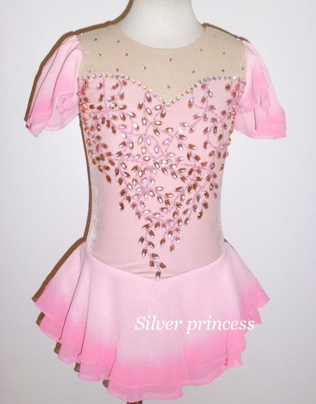 送料無料★TNPK230★フルオーダー★大会用フィギュアスケートコスチューム★