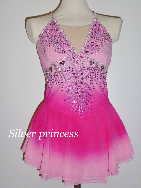 送料無料★TNPK249★フルオーダー★大会用フィギュアスケートコスチューム★