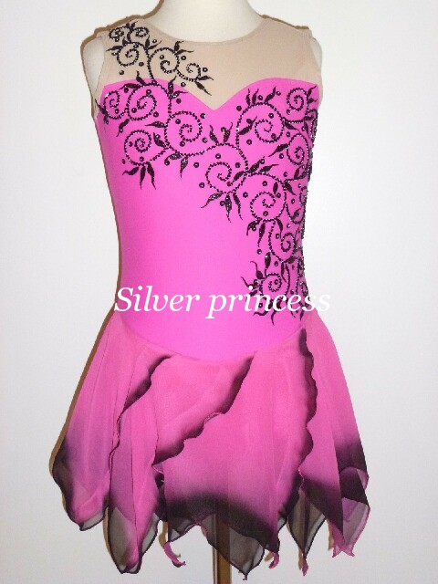 送料無料★TNPK251番★フルオーダー★大会用フィギュアスケートコスチューム★