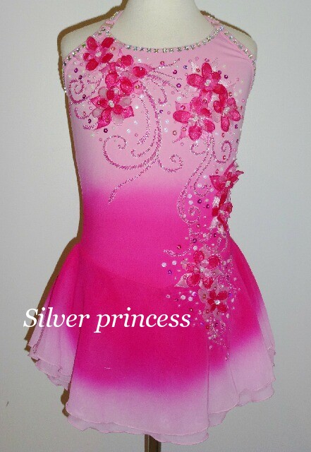 送料無料★TNPK252★フルオーダー＊大会用フィギュアスケートコスチューム★