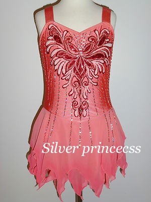 送料無料★TNPK256★フルオーダー★大会用フィギュアスケートコスチューム★