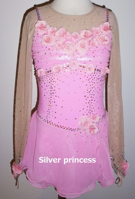 送料無料★TNPK２81★フルオーダー＊大会用フィギュアスケートコスチューム