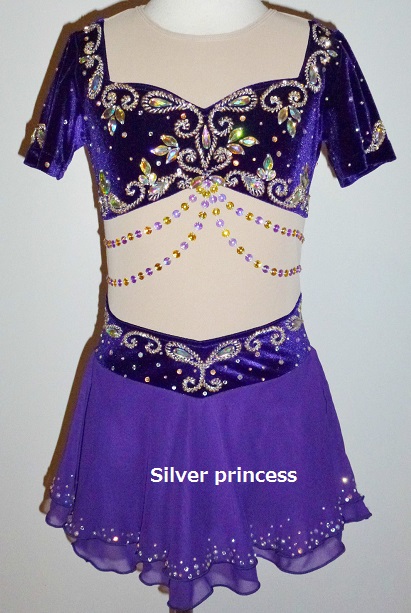 送料無料★TNPU148★フルオーダー★大会用フィギュアスケートコスチューム