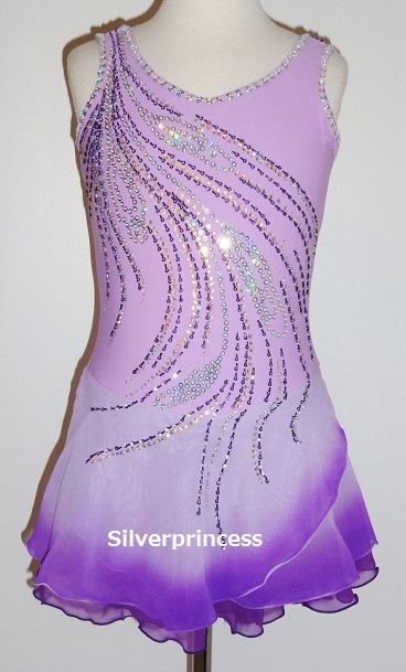 送料無料★TNPU152★フルオーダー★大会用フィギュアスケートコスチューム