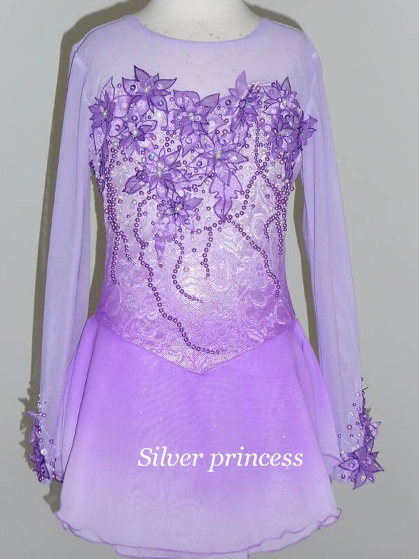 送料無料★TNPU77★フルオーダー大会用フィギュアスケートコスチューム★