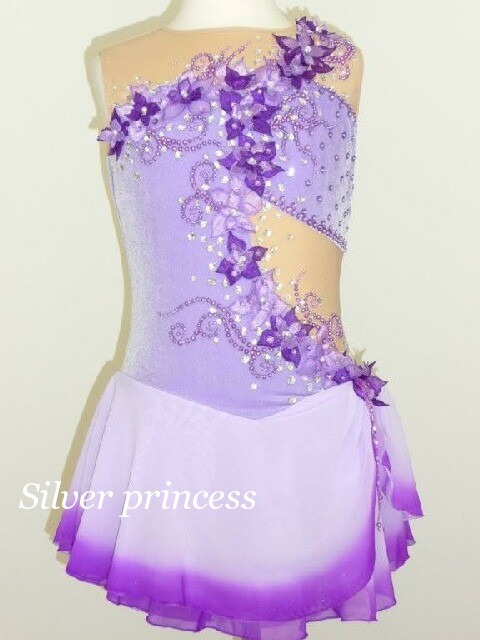 送料無料★TNPU79★フルオーダー★大会用フィギュアスケートコスチューム★