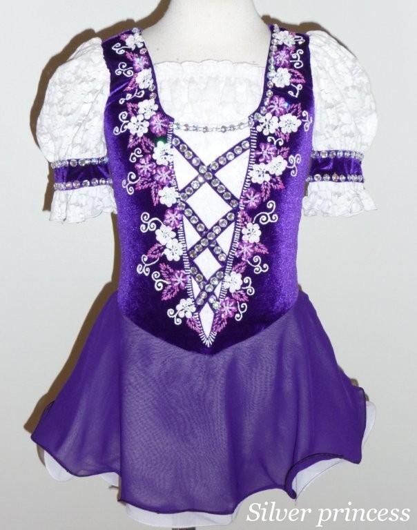 送料無料★TNPU97★フルオーダー★大会用フィギュアスケートコスチューム★