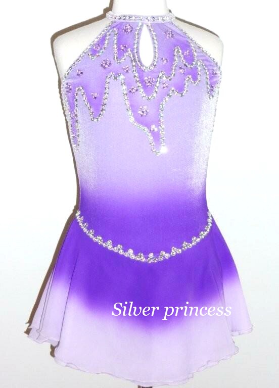 送料無料★TNPU98★フルオーダー★大会用フィギュアスケートコスチューム★