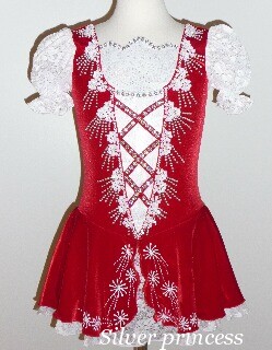 送料無料★TNR119N★フルオーダ★大会用フィギュアスケートコスチューム★