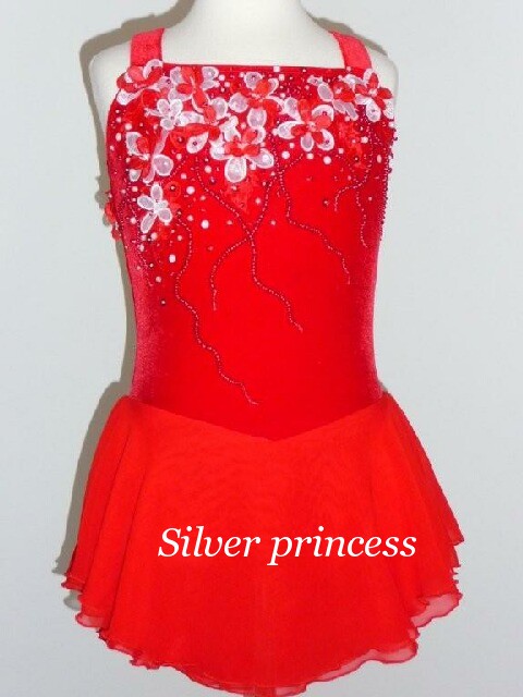 送料無料★TNR156★フルオーダー★大会用フィギュアスケートコスチューム★