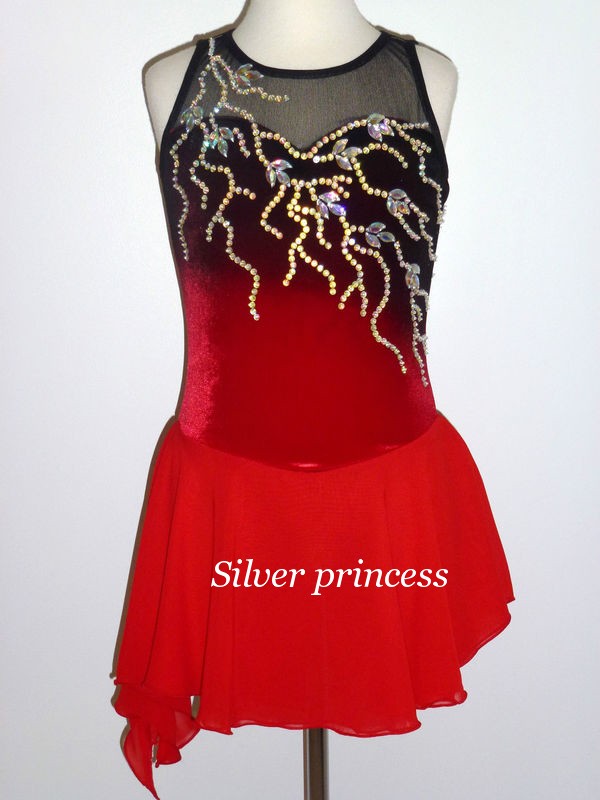 送料無料★TNR199★フルオーダー★大会用フィギュアスケートコスチューム★各サイズ