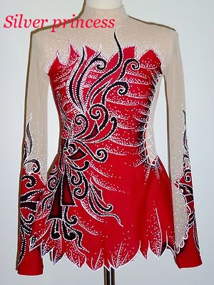 送料無料★TNR218★フルオーダー★大会用フィギュアスケートコスチューム★