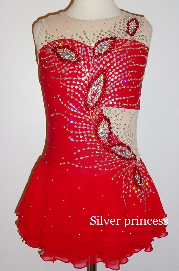 送料無料★TNR228★フルオーダー★大会用フィギュアスケートコスチューム