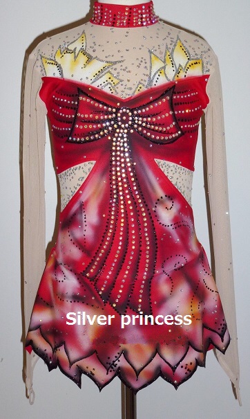 送料無料★TNR258番★フルオーダー★大会用フィギュアスケートコスチューム