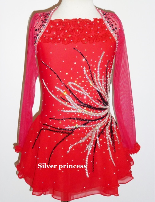 送料無料★TNR265番★フルオーダー★大会用フィギュアスケートコスチューム