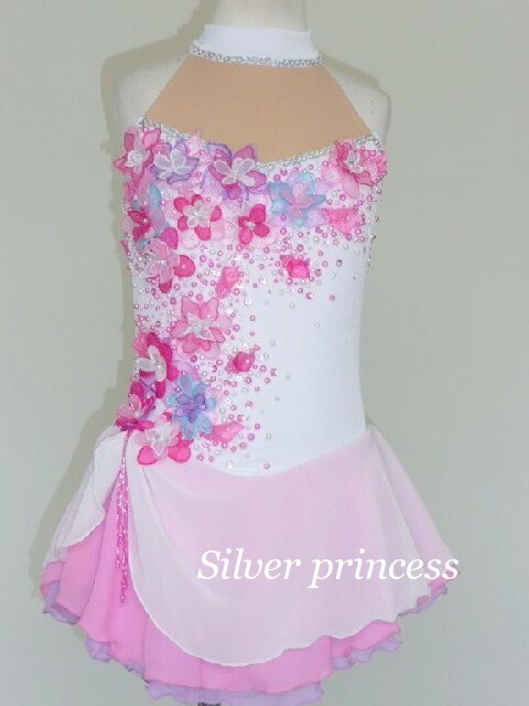 送料無料★TNW29★フルオーダー大会用フィギュアスケートコスチューム★