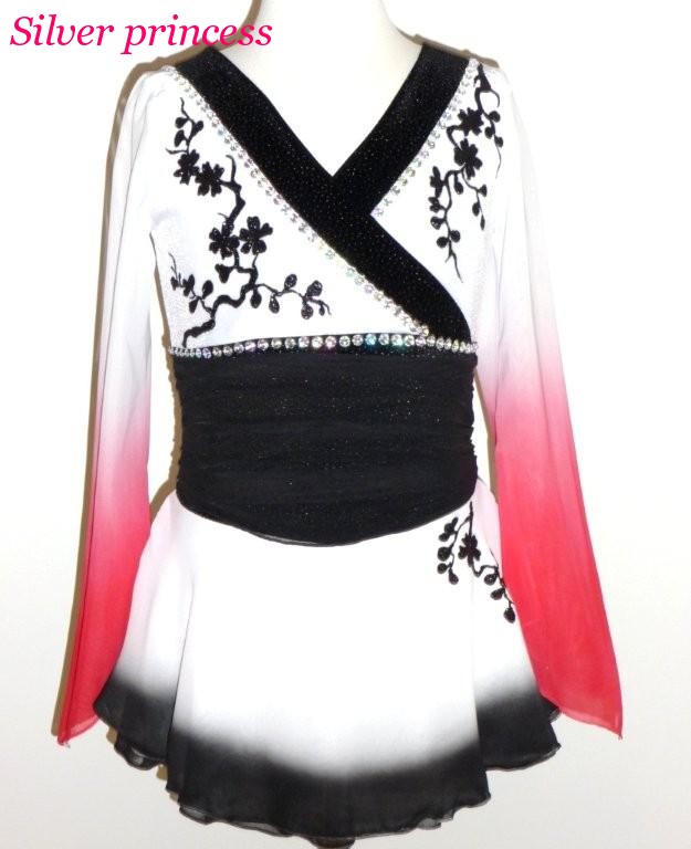 送料無料★TNW57★フルオーダ★大会用フィギュアスケートコスチューム★