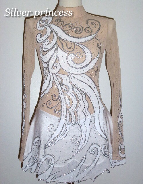 送料無料★TNW74番★フルオーダー★大会用フィギュアスケートコスチューム★