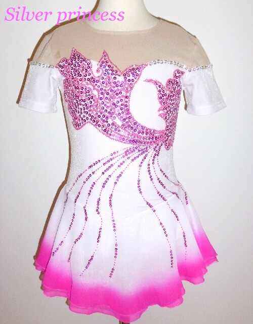 送料無料★TNW77★フルオーダー★大会用フィギュアスケートコスチューム★