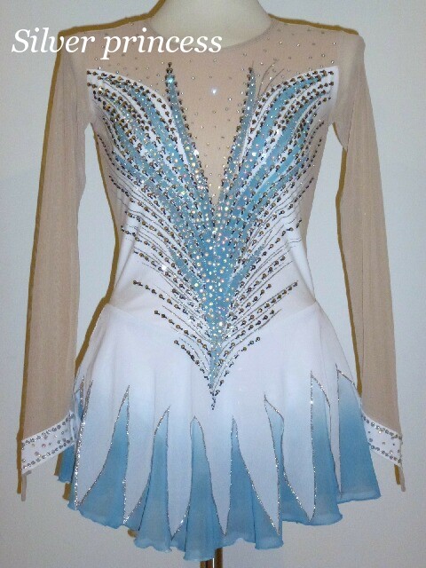 送料無料★TNW83★フルオーダー★大会用フィギュアスケートコスチューム★