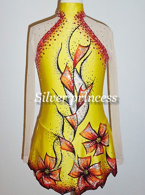 送料無料★TNY111★フルオーダー★大会用フィギュアスケートコスチューム★