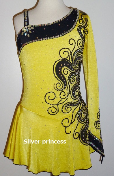 送料無料★TNY117★フルオーダー★大会用フィギュアスケートコスチューム