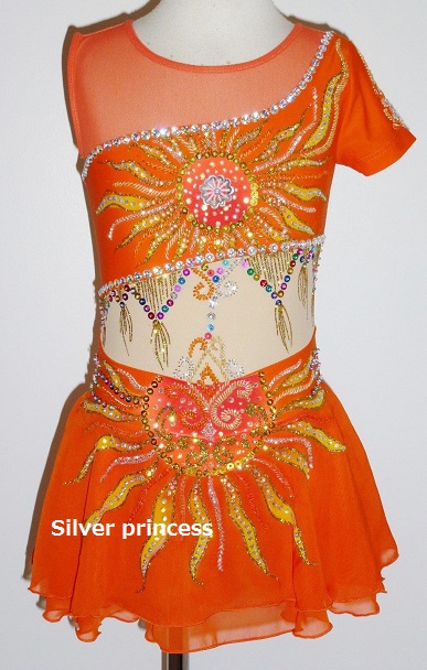 送料無料★TNY121★フルオーダー★大会用フィギュアスケートコスチューム