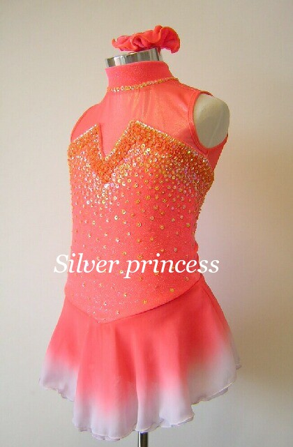 送料無料★ＴＮY61★豪華スパンコール★フルオーダー大会用フィギュアスケートコスチューム