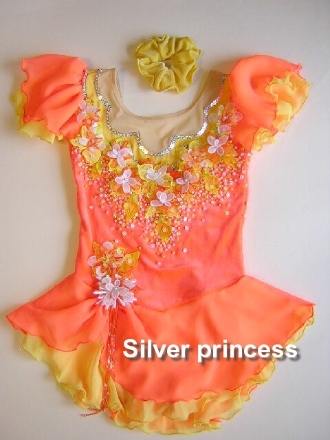 送料無料★TNY047★フルオーダー★大会用フィギュアスケートコスチューム