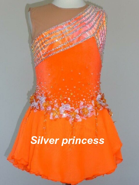 送料無料★TNY55★フルオーダー★大会用フィギュアスケートコスチューム★