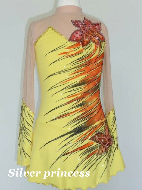 送料無料★TNY57★フルオーダー大会用フィギュアスケートコスチューム