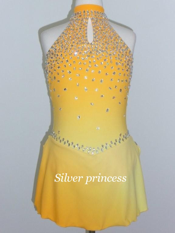 送料無料★TNY76★フルオーダー★大会用フィギュアスケートコスチューム★