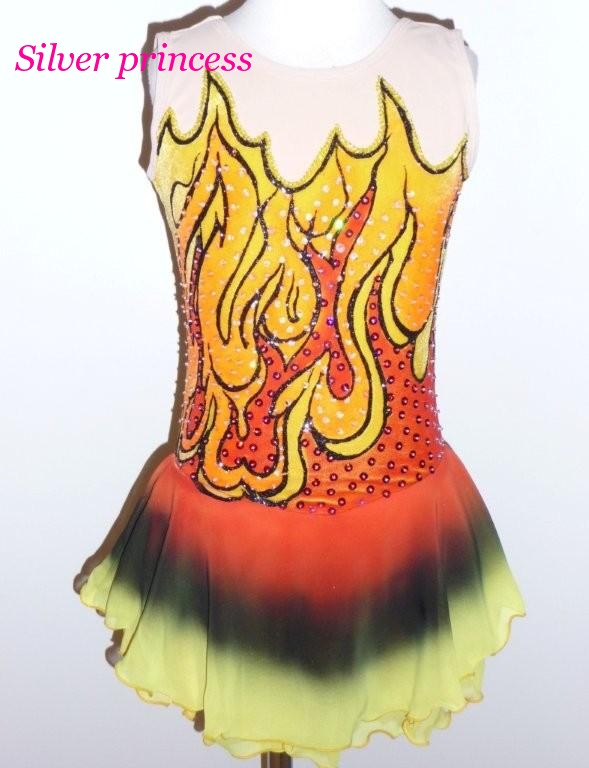 送料無料★TNY94★フルオーダー★大会用フィギュアスケートコスチューム★