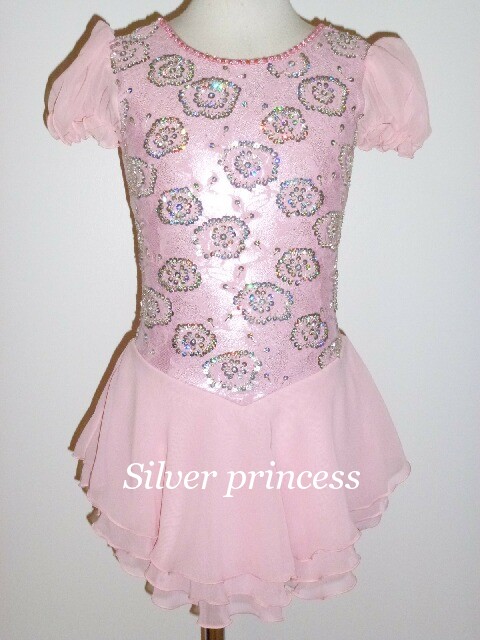 送料無料★御注文制作品★TS48★大会用フィギュアスケートコスチューム★