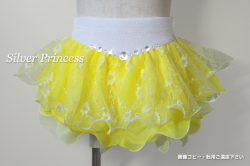オーダー品★日本製プレミアム品★ビジュースワロ付★★Silver princess限定★FAIRY♪スカート★J４番★黄