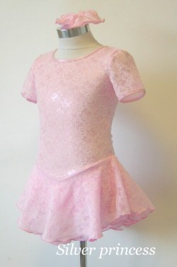 いつでも御注文可★PL32番＊練習用♪レースフィギュアスケートコスチューム★各サイズ