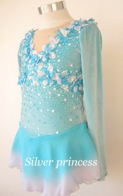 送料無料★TNB221★フルオーダー大会用フィギュアスケートコスチューム★