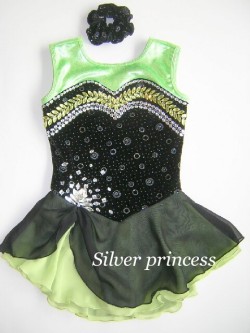 送料無料★TNBK100★フルオーダー☆大会用フィギュアスケートコスチューム★